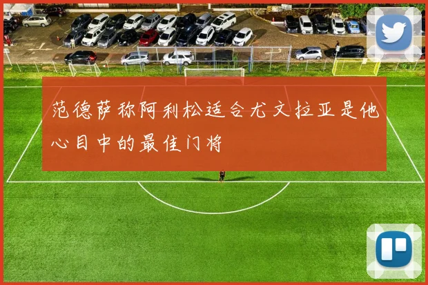 范德萨称阿利松适合尤文拉亚是他心目中的最佳门将